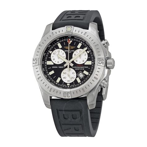 breitling colt rubber band|breitling watch with rubber strap.